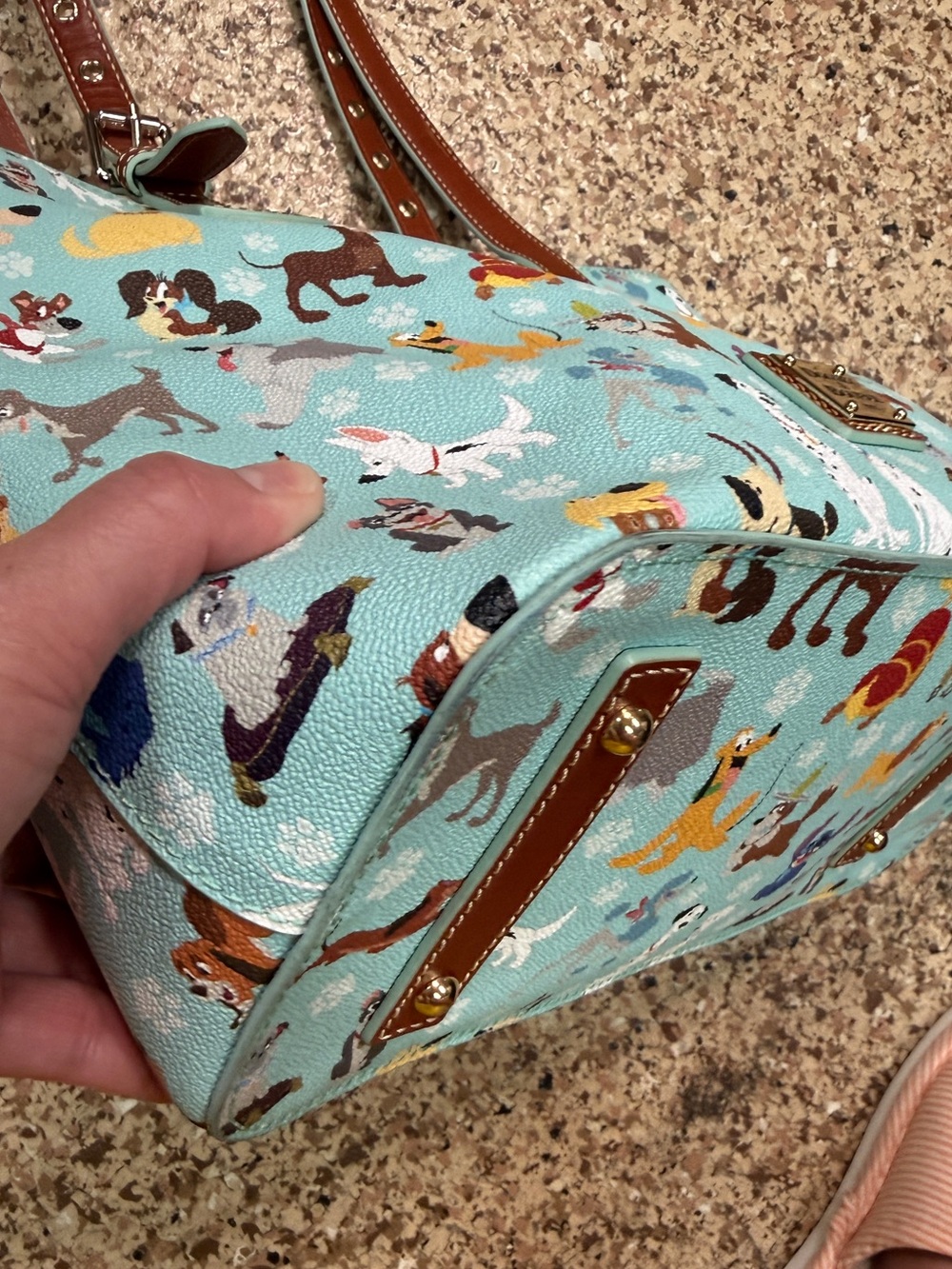 Lot of 2 Disney Dooney and Bourke Purses - Dogs and Disneyland/WDW - Picture 2 of 16